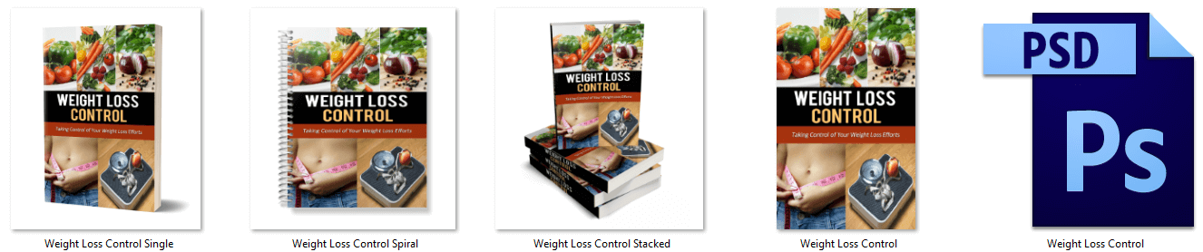 Weight Loss Control PLR eCover Graphics
