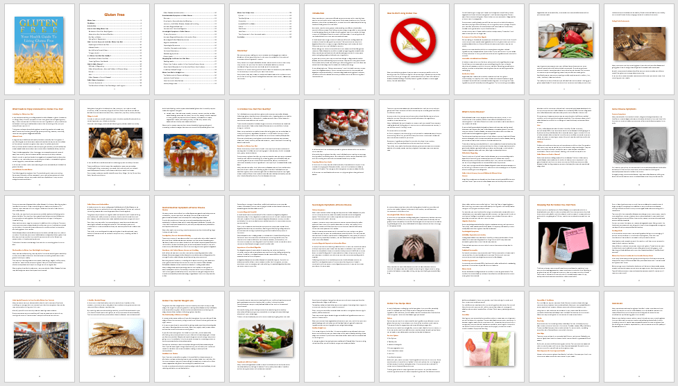 Gluten Free PLR eBook
