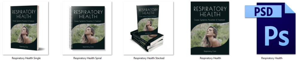 Respiratory Health PLR eCover Graphiccs