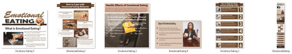 Emotional Eating PLR Infographics