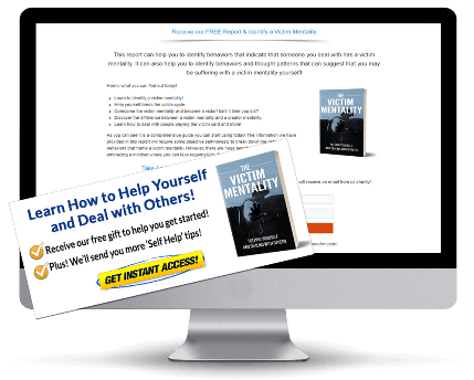 Victim Mentality PLR Squeeze Page