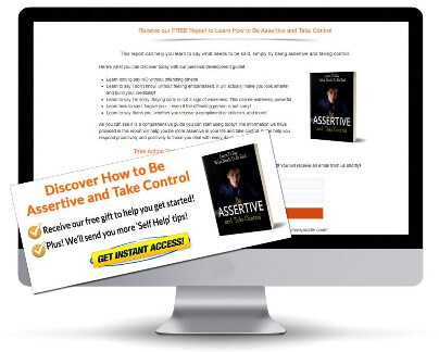 Be Assertive PLR Squeeze Page
