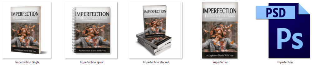 Imperfection PLR eCover Graphics