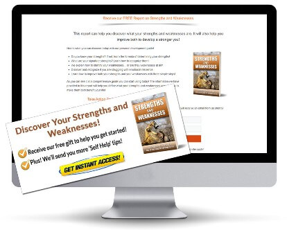 Strengths & Weaknesses PLR Squeeze Page