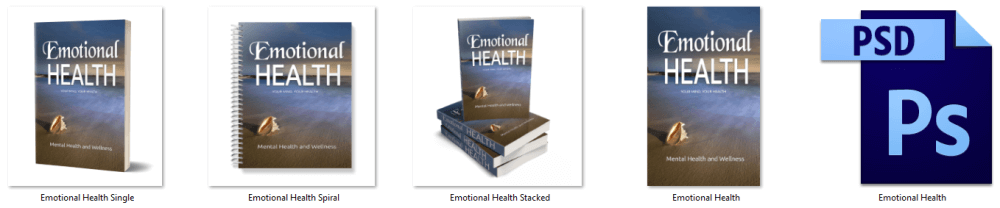 Emotional Health PLR Report eCover Graphics