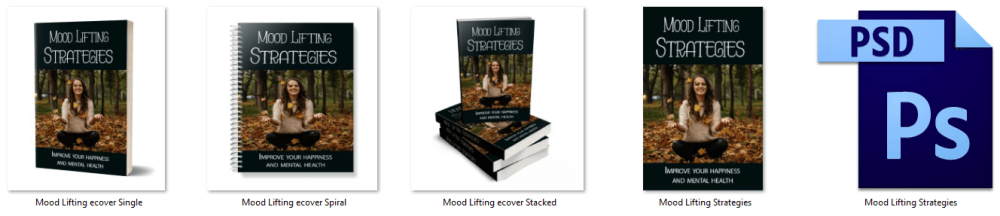 Mood Lifting Strategies PLR eBook Cover Graphics
