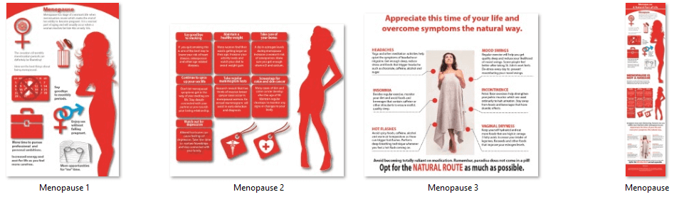 Menopause PLR Infographics