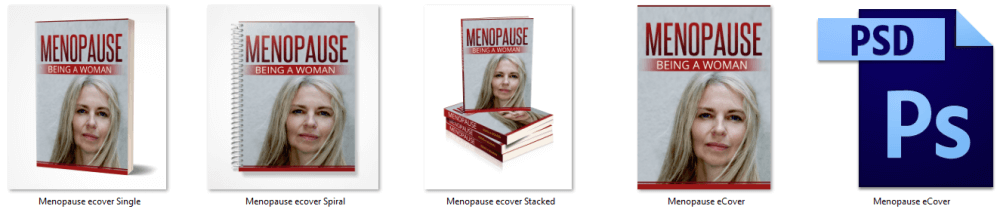 Menopause PLR Report eCover Graphics