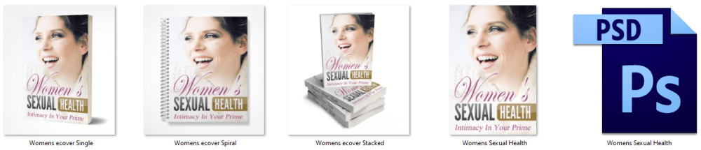 Women's Sexual Health PLR eBook Cover Graphics