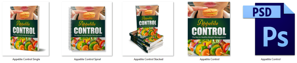 Appetite Control PLR eBook Cover Graphics