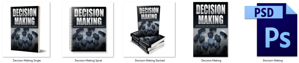 Decision Making PLR Report Cover Graphics