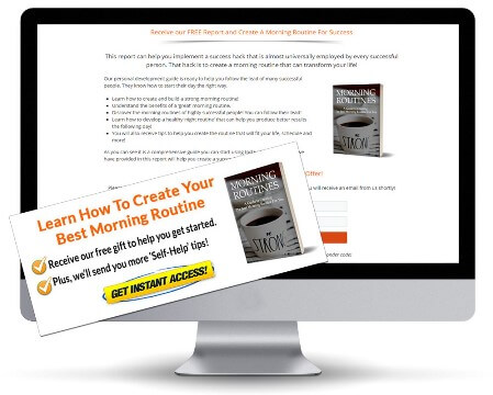 Morning Routines PLR Squeeze Page