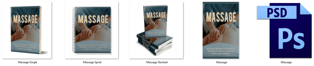 Massage PLR eBook Covers