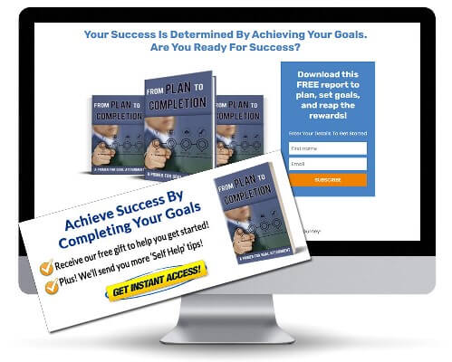 From Plan to Completion PLR Squeeze Page