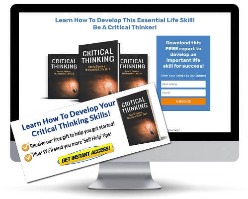 Critical Thinking PLR Squeeze Page
