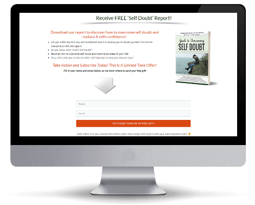 Self-Doubt PLR Squeeze Page