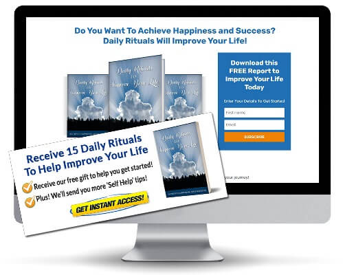 Daily Rituals PLR Report Squeeze Page