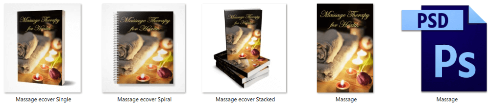 Massage Therapy PLR Report eCover Graphics