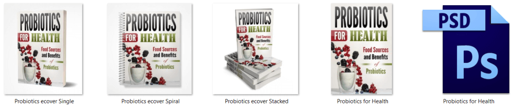 Probiotics PLR Report eCover Graphics