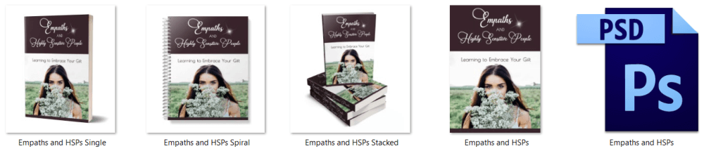 Empaths and HSPs PLR Report Cover Graphics