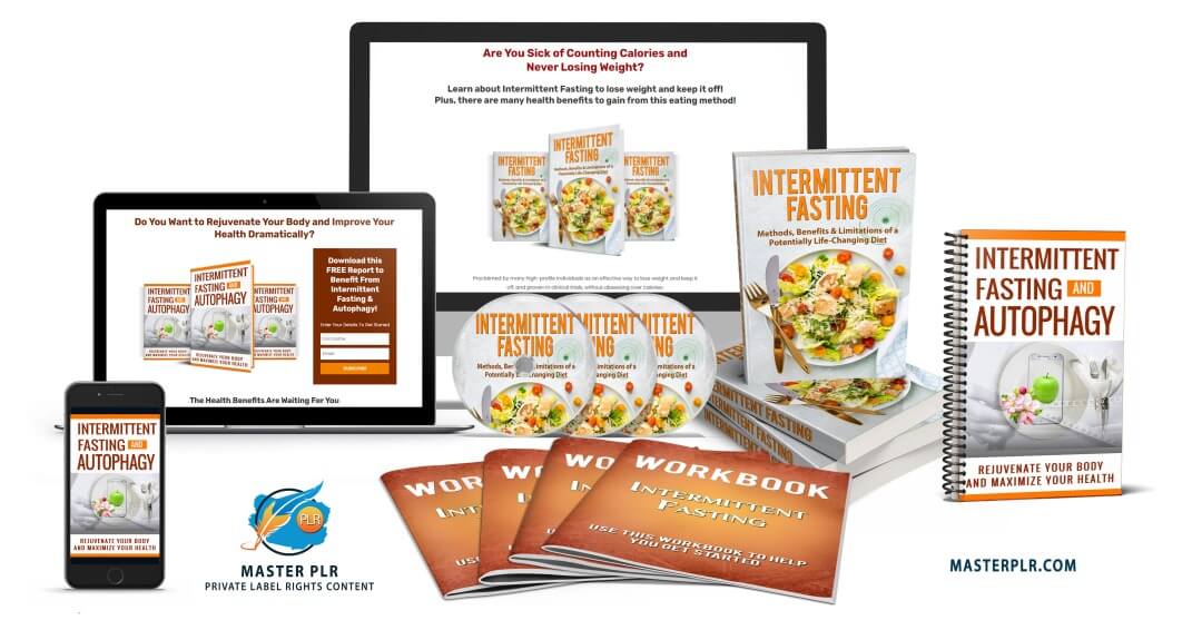 Intermittent Fasting PLR and Intermittent Fasting and Autophagy PLR Pack