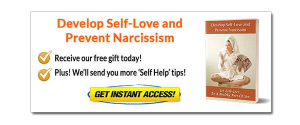 Develop Self Love and Prevent Narcissism PLR CTA Graphic