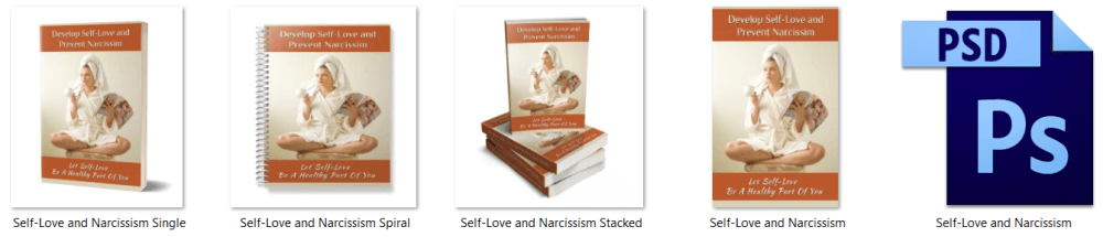 Develop Self Love and Prevent Narcissism PLR Report eCover Graphics