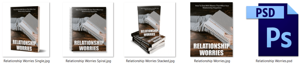 Relationship Worries PLR Report eCover Graphics