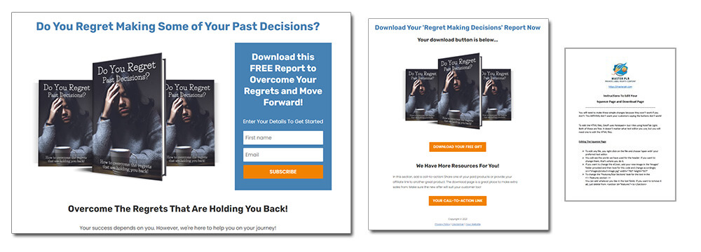 Regretting Past Decisions PLR Report Squeeze Page