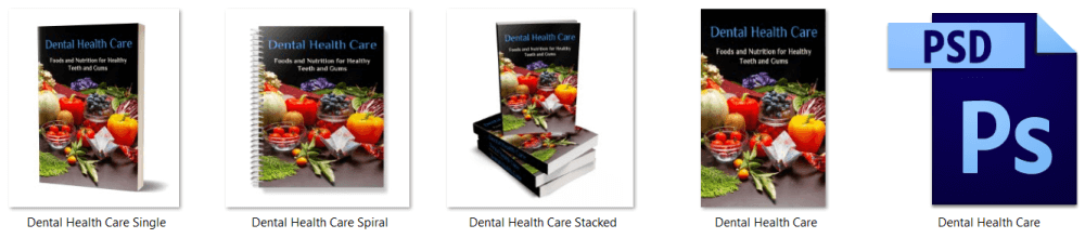 Dental Health Care PLR Report eCover Graphics