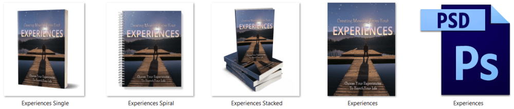 Power of Life Experiences PLR Report eCover Graphics
