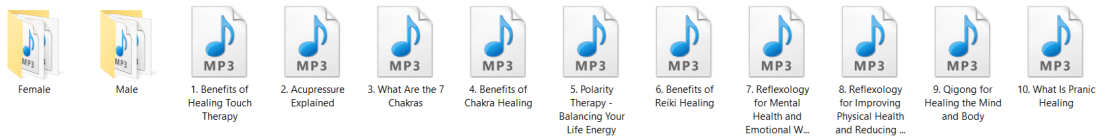 Energy Healing PLR Articles Audio and Written