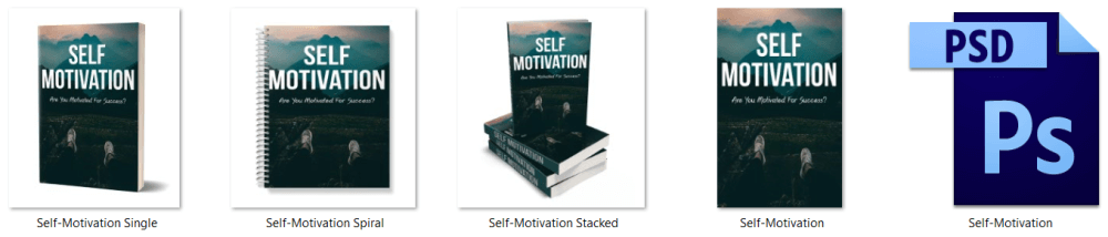 Self-Motivation PLR eBook Cover Graphics