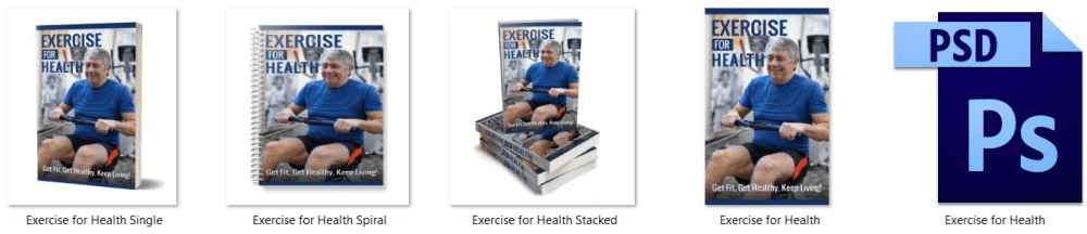 Exercise for Health eBook Cover Graphics