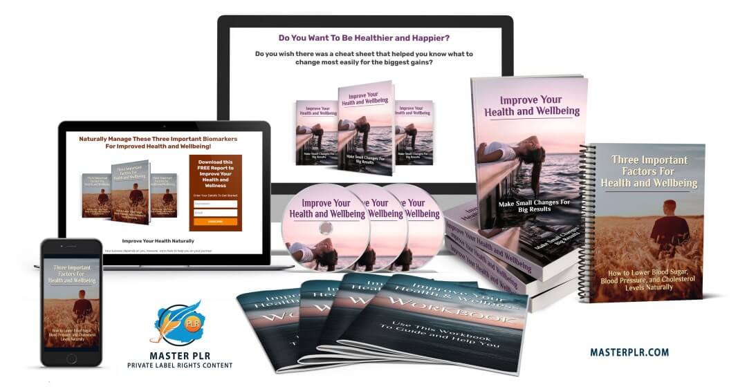 Improve Health and Wellbeing PLR Content