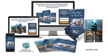 Home Isolation PLR - Find Hope, Stay Calm During Times of Crisis PLR