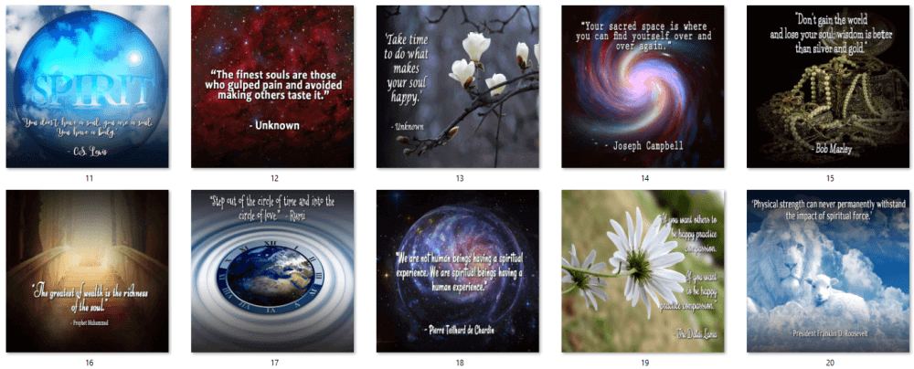 Self-Reflection PLR Social Quote Posters 2