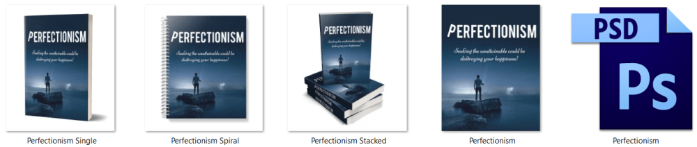 Perfectionism PLR eBook Cover Graphics