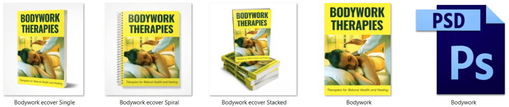 Bodywork Therapies PLR eBook Cover Graphics