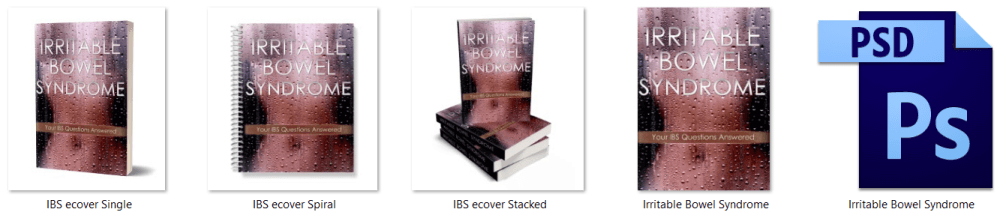 Irritable Bowel Syndrome PLR eCover Graphics