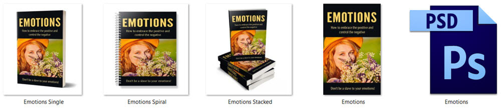 Emotions PLR eBook eCover Graphics