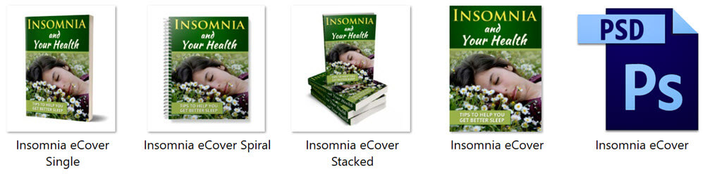 Insomnia PLR eBook Cover Graphics