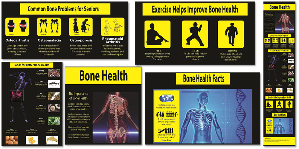 Osteoporosis PLR - Bone Health PLR Infographics