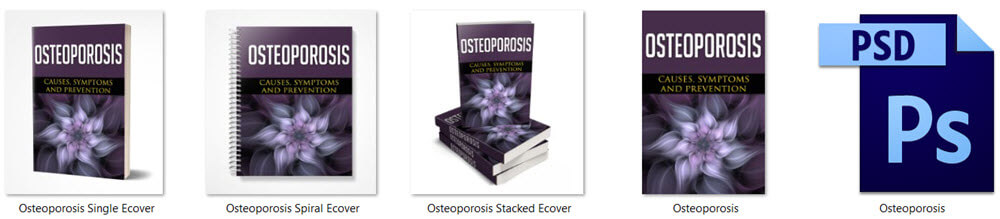 Osteoporosis PLR eBook Cover Graphics