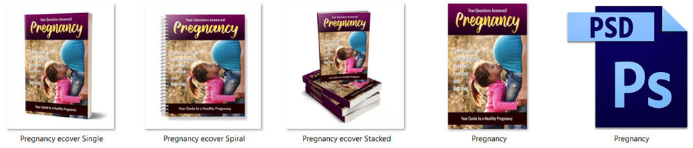 Pregnancy PLR eBook Cover Graphics