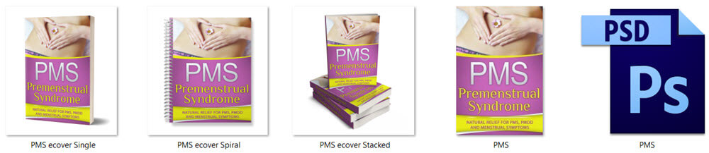 Premenstrual Syndrome PLR eBook Cover Graphics