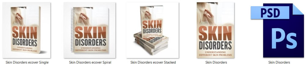 Skin Disorder PLR eBook Cover Graphics