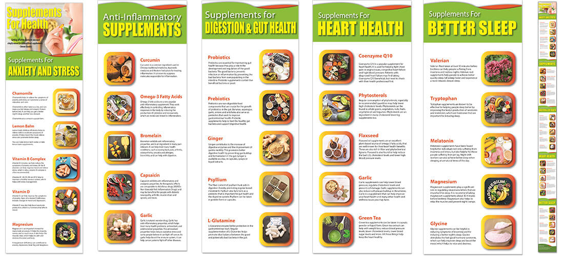Supplements For Health PLR Infographics