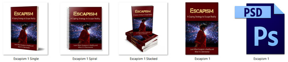 Escapism PLR Report eCover Graphics 1