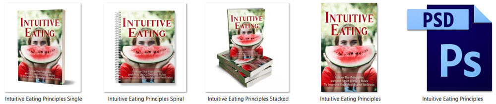 Intuitive Eating PLR Report eCover Graphics